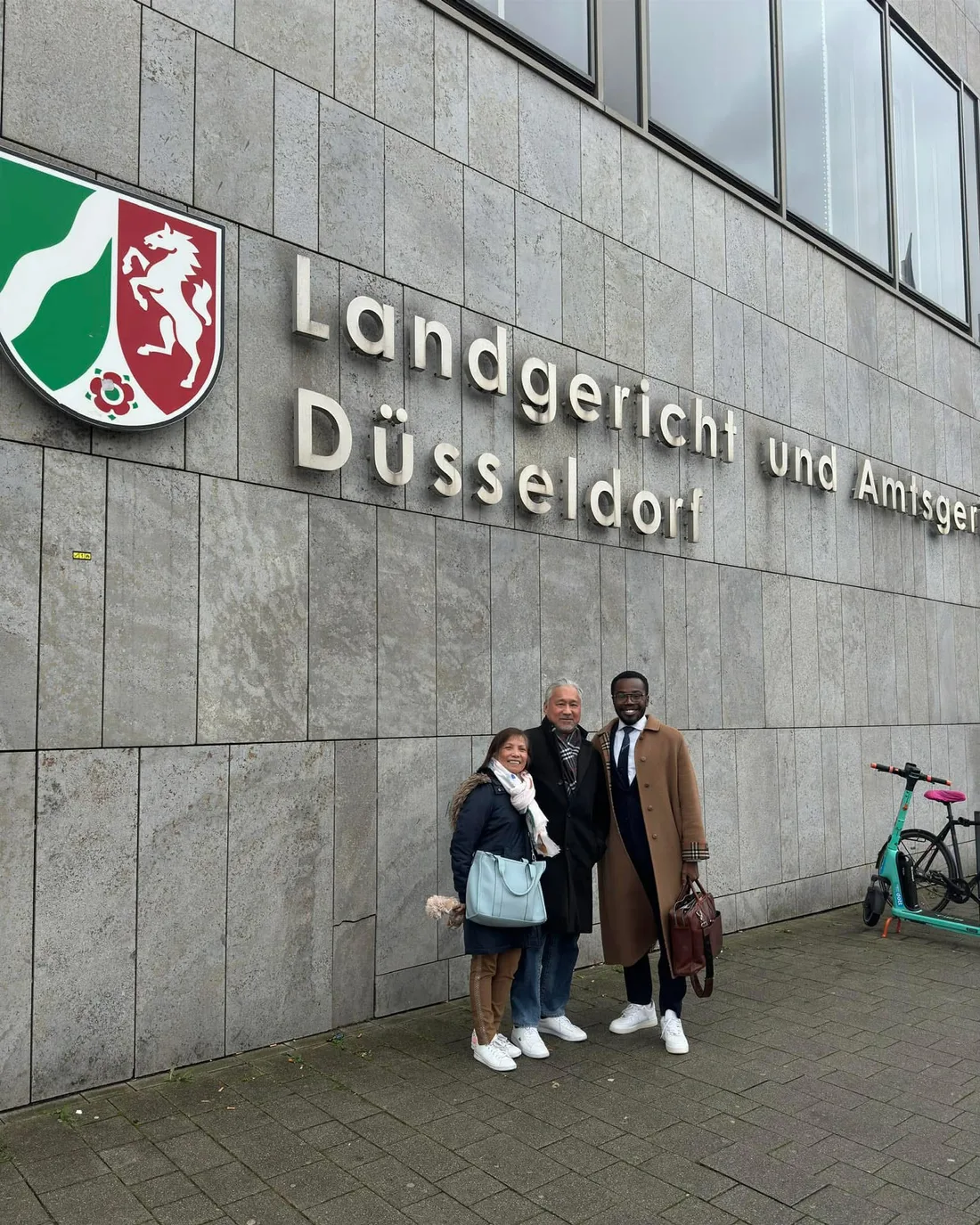 Gerald Siebert vor dem Landgericht und Amtsgericht D&uuml;sseldorf